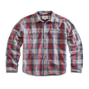 Lucky Brand Mens Jon Indigo Workwear Shirt Super Deals in America